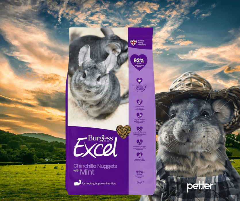 Burgess excel nuggets for chinchilla 1.5kgs