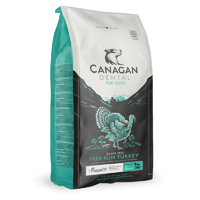 Canagan Free Run Turkey for Adult & puppy Dog (with PlaqueOff®)