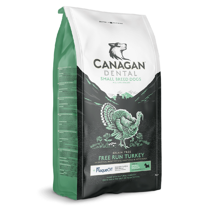 Canagan Free Run Turkey for Adult & puppy Dog SMALL BREED (with PlaqueOff®)